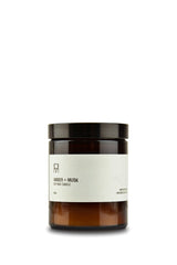 Soy Wax Candle - Amber + Musk, Handmade Candle Co., The Clean Market