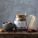 Luxury Bath Tea - Rose Geranium, Bramblewood Soap Co., The Clean Market