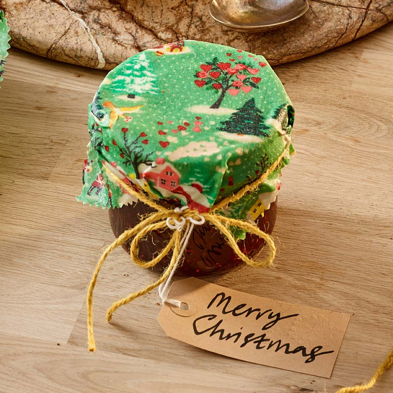 Beeswax Wraps - Cath Kidston Festive Village - Limited Edition, The Beeswax Wrap Company, The Clean Market  