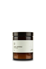 Soy Wax Candle - Cedar + Patchouli, Handmade Candle Co., The Clean Market