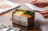 Double Stainless Steel Lunchbox, The Clean Market LDN, The Clean Market