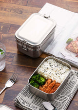 Double Stainless Steel Lunchbox, The Clean Market LDN, The Clean Market