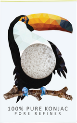 Konjac Mini Facial Sponge - 100% Pure, The Konjac Sponge Co, The Clean Market