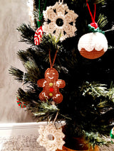 Handmade Crochet Christmas Decorations - Pack 2, The Clean Market, The Clean Market