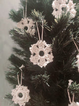 Handmade Macramé Christmas Ornament - Pack of 2 - Snowflakes, The Clean Market , The Clean Market