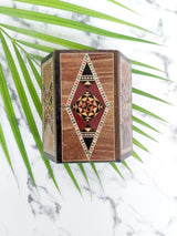 Handmade Wooden Mosaic Pencil Holder, The Clean Market, The Clean Market
