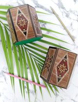 Handmade Wooden Mosaic Pencil Holder, The Clean Market, The Clean Market