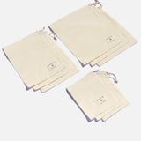 Organic Cotton Produce Bags - Pack of 9, Zero Waste Club, The Clean Market