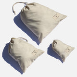 Organic Cotton Produce Bags - Pack of 9, Zero Waste Club, The Clean Market