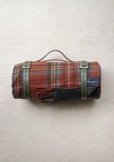 Recycled Wool Waterproof Picnic Blanket - Royal Antique Tartan, The Tartan Blanket Co, The Clean Market
