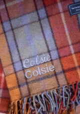 Recycled Wool Waterproof Picnic Blanket - Royal Antique Tartan, The Tartan Blanket Co, The Clean Market