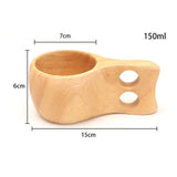 Rubberwood Tea & Coffee Cup, The Clean Market , The Clean Market