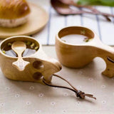 Rubberwood Tea & Coffee Cup, The Clean Market , The Clean Market