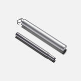 Collapsible Stainless Steel Straw - Matt Silver, Zero Waste Club, The Clean Market