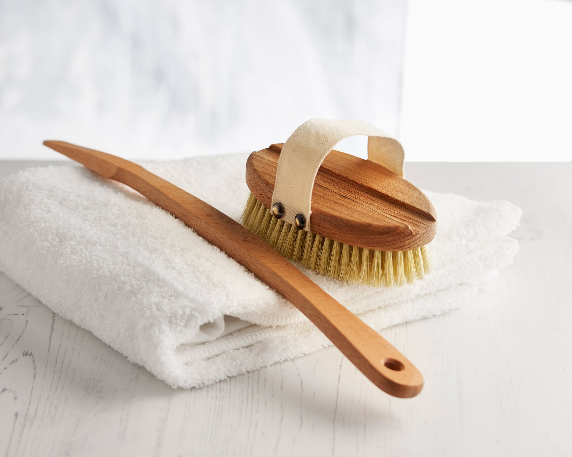 Wooden Bath Brush w/ Replacement Head Ecoliving The Clean Market