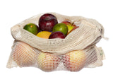 Organic Cotton Produce Bags (Pack of 3), Ecoliving, The Clean Market