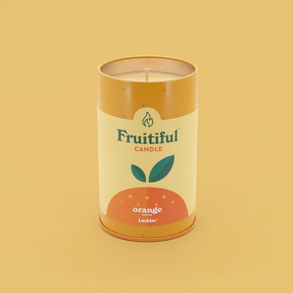 Fruitiful Candle - Orange, Luckies, The Clean Market  