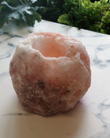 Himalayan Salt Candle Holder, Holistic Trader, The Clean Market