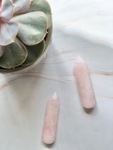 6 Faceted Massage Wand - Rose Quartz, Holistic Trader, The Clean Market