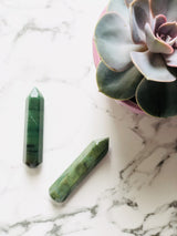 6 Faceted Massage Wand - Green Aventurine, Holistic Trader, The Clean Market