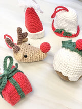 Handmade Crochet Christmas Decorations, The Clean Market , The Clean Market