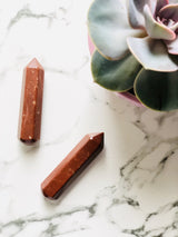 6 Faceted Massage Wand - Red Jasper, Holistic Trader, The Clean Market