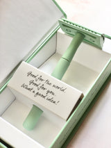 Chrome Safety Razor, Upcircle, The Clean Market