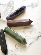 6 Faceted Massage Wand - Red Jasper, Holistic Trader, The Clean Market