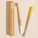 Tiny Toothbrush - Soft - Sunshine Yellow, Green Pioneer, The Clean Market
