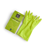 Natural Latex Rubber Gloves - Green, Ecoliving, The Clean Market
