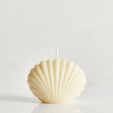 Bombshell Mini Scented Shell Candle - oat, Elaina Grace, The Clean Market