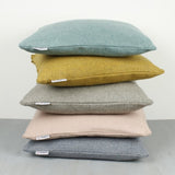Plain Square Wool Cushion Cover - Dusty Pink, Green Pioneer, The Clean Market