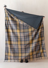 Recycled Wool Waterproof Picnic Blanket - Buchanan Natural Tartan, The Tartan Blanket Co, The Clean Market