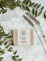 Handmade Natural Soap - Cinnamon & Shea, Wild Sage + Co, The Clean Market