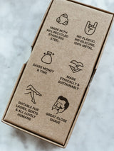 Stainless Steel Reusable Razor - Rose Gold, Zero Waste Club, The Clean Market