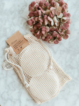 Organic Hemp Makeup Remover Pads with Bag - Pack of 14, Naturally Evergreen, The Clean Market