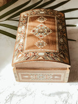 Handmade Wooden Mosaic Sayidaty Box, The Clean Market, The Clean Market