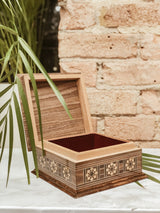 Handmade Wooden Mosaic Beauty Box, The Clean Market, The Clean Market