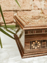 Handmade Wooden Mosaic Beauty Box, The Clean Market, The Clean Market