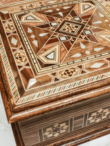Handmade Wooden Mosaic Beauty Box, The Clean Market, The Clean Market