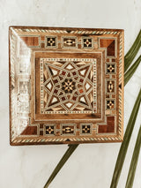 Handmade Wooden Mosaic Sahara Box, The Clean Market, The Clean Market