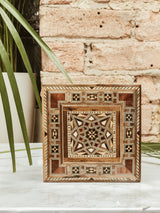 Handmade Wooden Mosaic Sahara Box, The Clean Market, The Clean Market