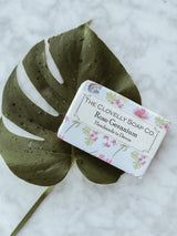 Handmade Natural Soap - Rose Geranium, The Clovelly Soap Company, The Clean Market