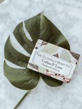 Handmade Natural Soap - Coffee & Lime, The Clovelly Soap Company, The Clean Market