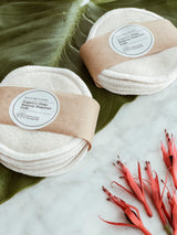 Organic Hemp Makeup Remover Pads - Pack of 7, Naturally Evergreen, The Clean Market