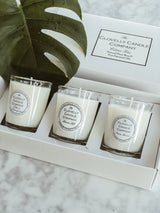 Vegan Candle Trio Gift Set - Citrus, The Clovelly Soap Company, The Clean Market