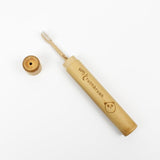 Bamboo Tiny Toothbrush Case, Green Pioneer, The Clean Market