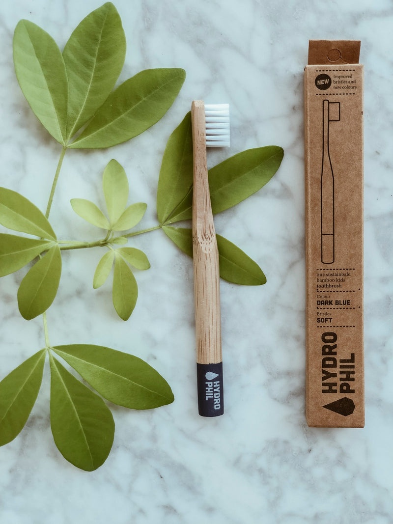 Hydrophil Bamboo Toothbrush - Kids Blue, A fine choice, The Clean Market  