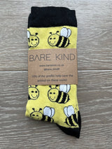 Bamboo Socks - Bees, Bare Kind, The Clean Market  