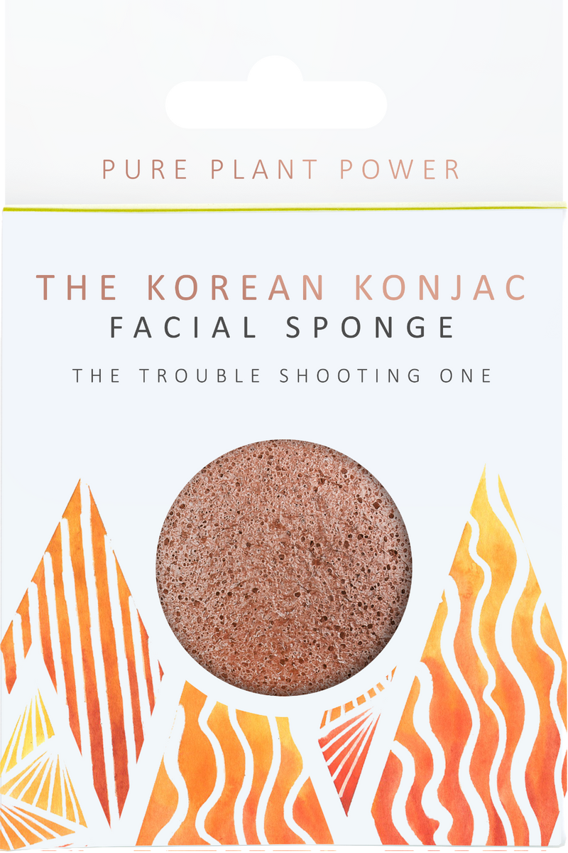Konjac Facial Sponge - The Elements: Fire, The Konjac Sponge Co, The Clean Market  